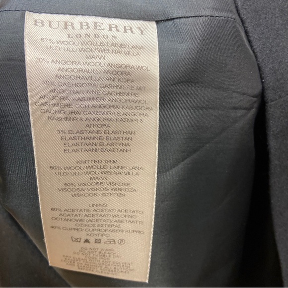 BURBERRY WOMEN DRESS CLASSY AND ELEGANT SIZE 12 Wool Angora Cashmere material - Picture 10 of 11